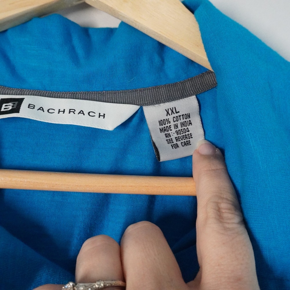 Bachrach Polo Shirt Cotton Short Sleeve Casual Top‎ Men's XXL - Picture 3 of 7